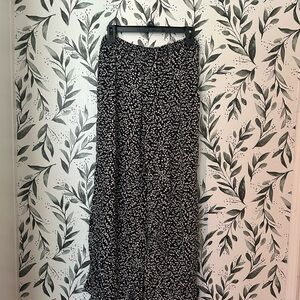 Elegant Black and White Women's Pants